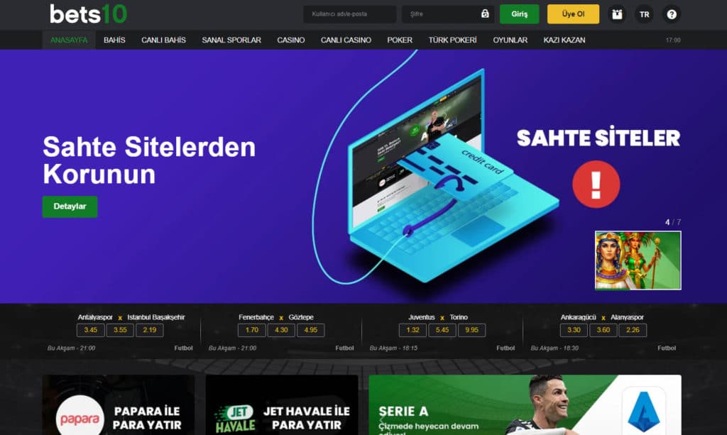 Bets10 Casino Kayit ve Uyelik